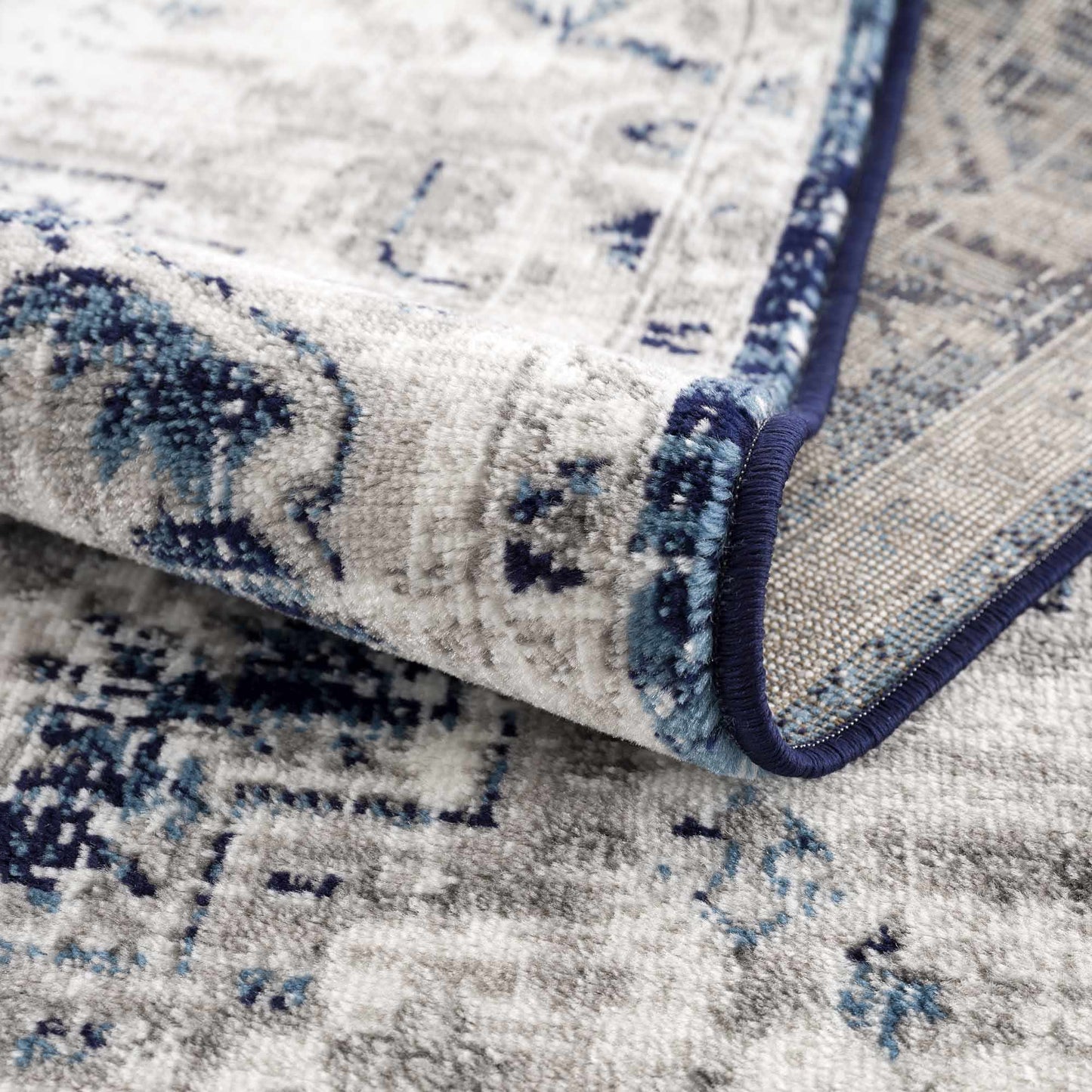 Buenaventura Navy Area Rug from PriceLows™