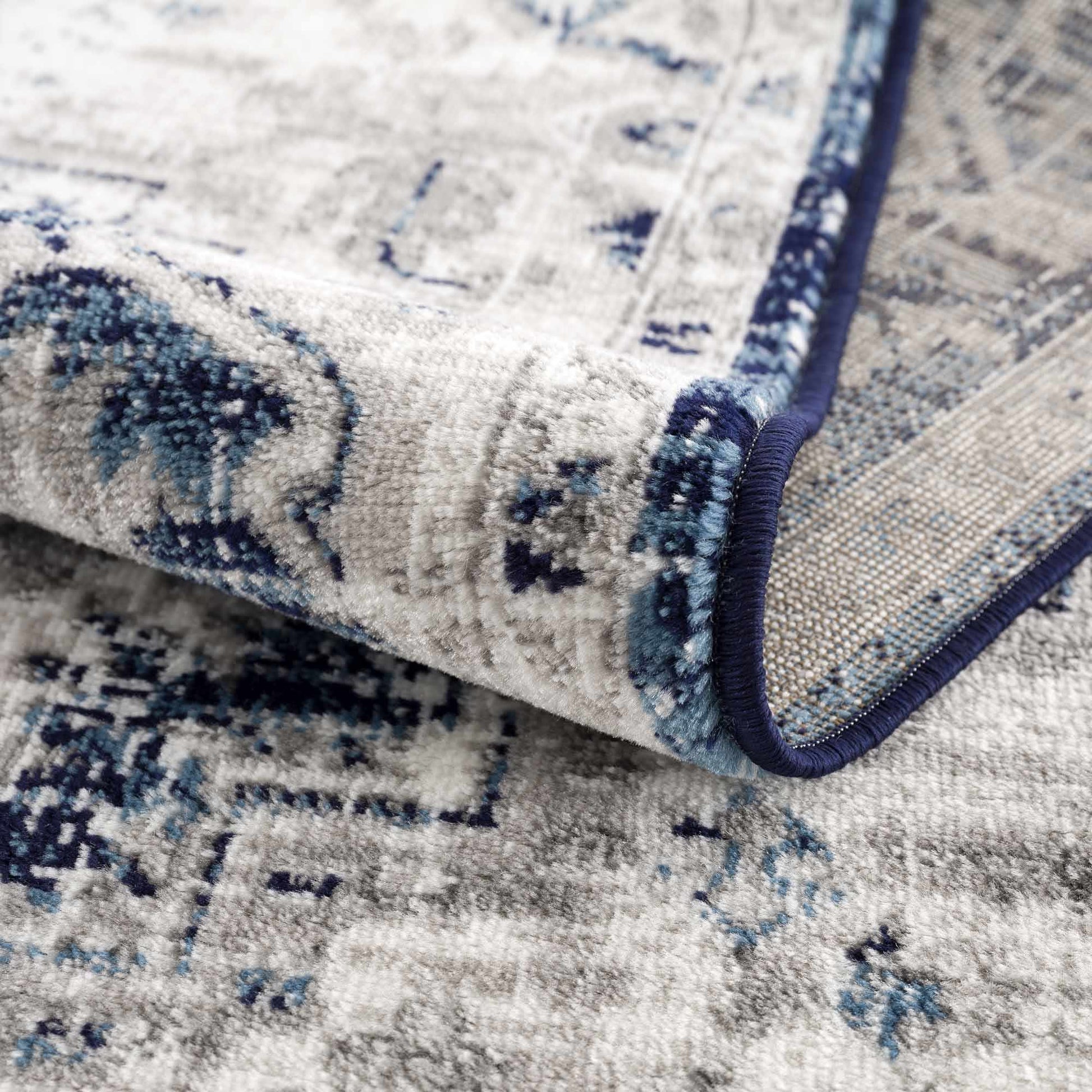 Buenaventura Navy Area Rug from PriceLows™