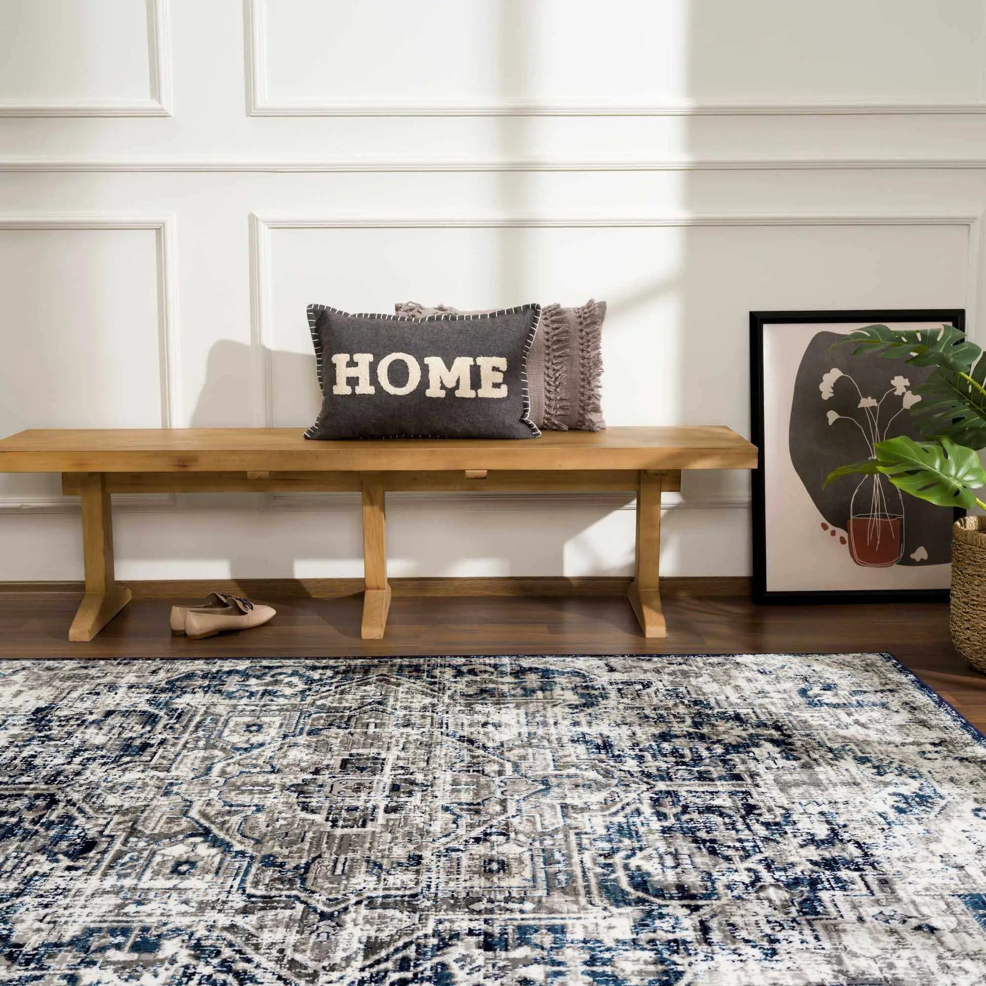 Buenaventura Navy Area Rug from PriceLows™