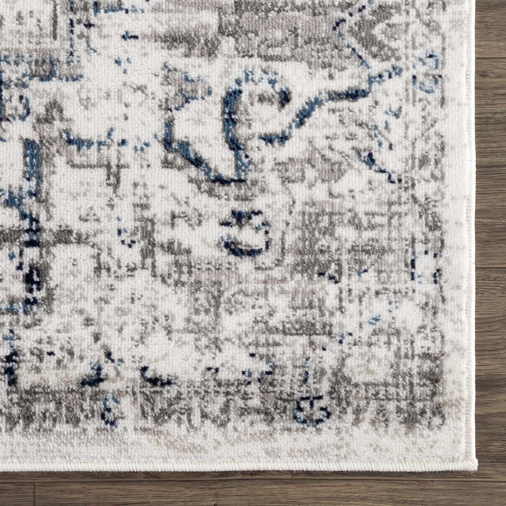 Buenaventura Cream & Navy Area Rug from PriceLows™
