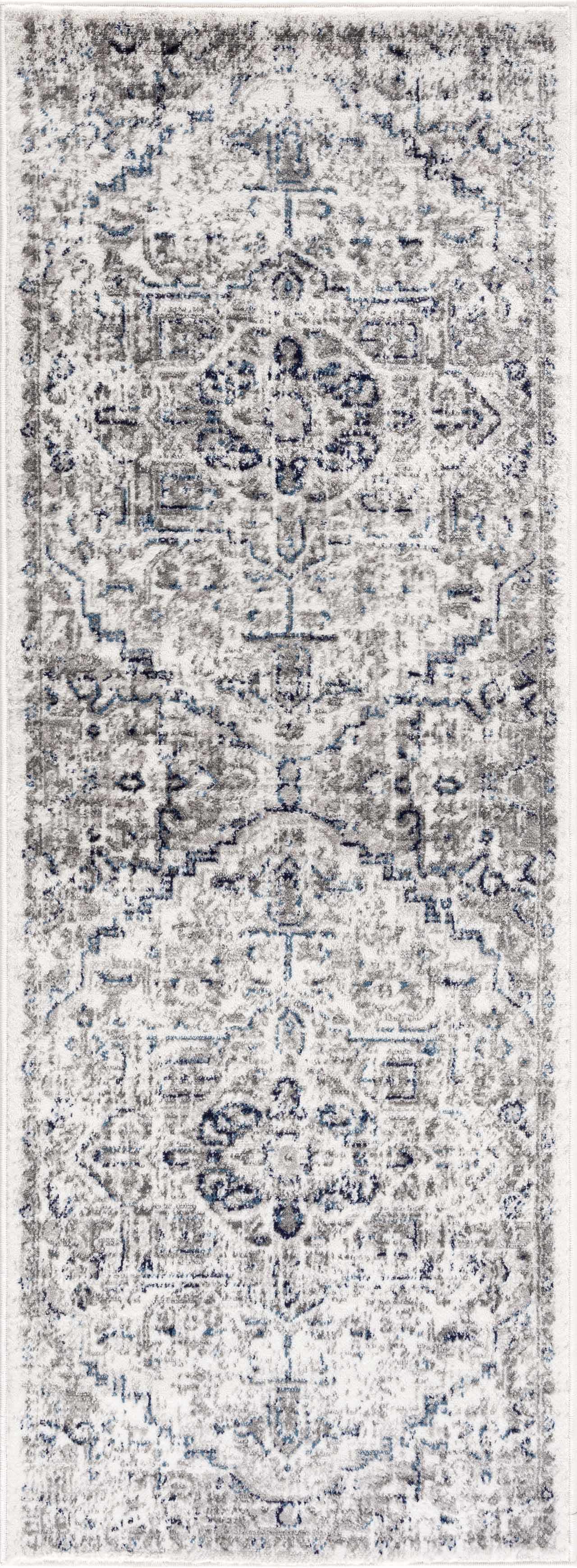 Buenaventura Cream & Navy Area Rug from PriceLows™