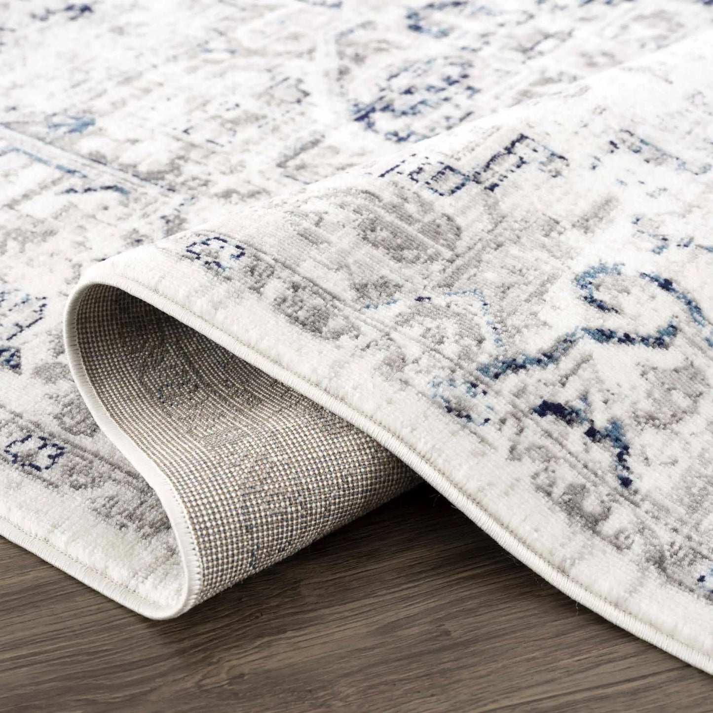Buenaventura Cream & Navy Area Rug from PriceLows™