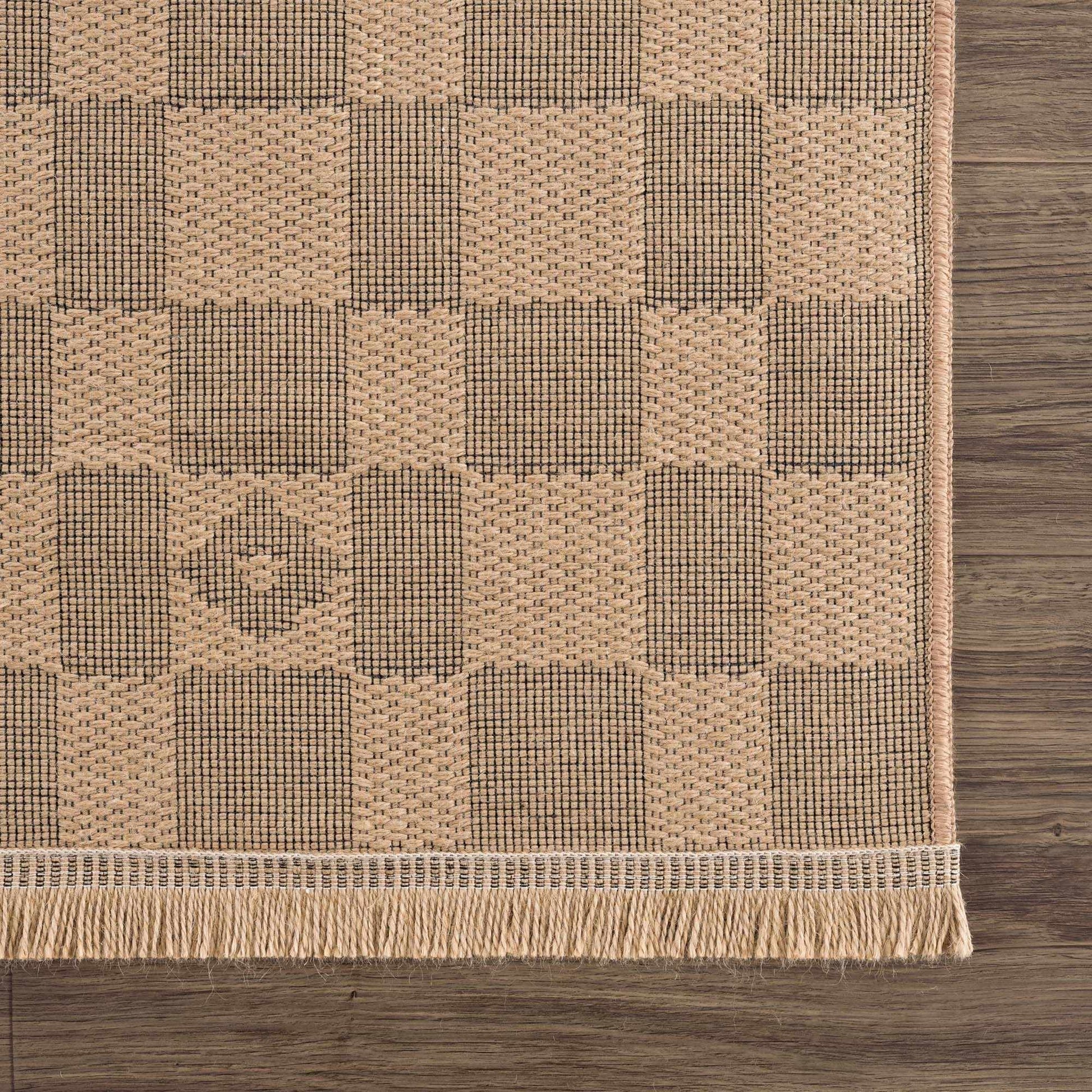 Nairi Checkered Washable Jute Rug from PriceLows™
