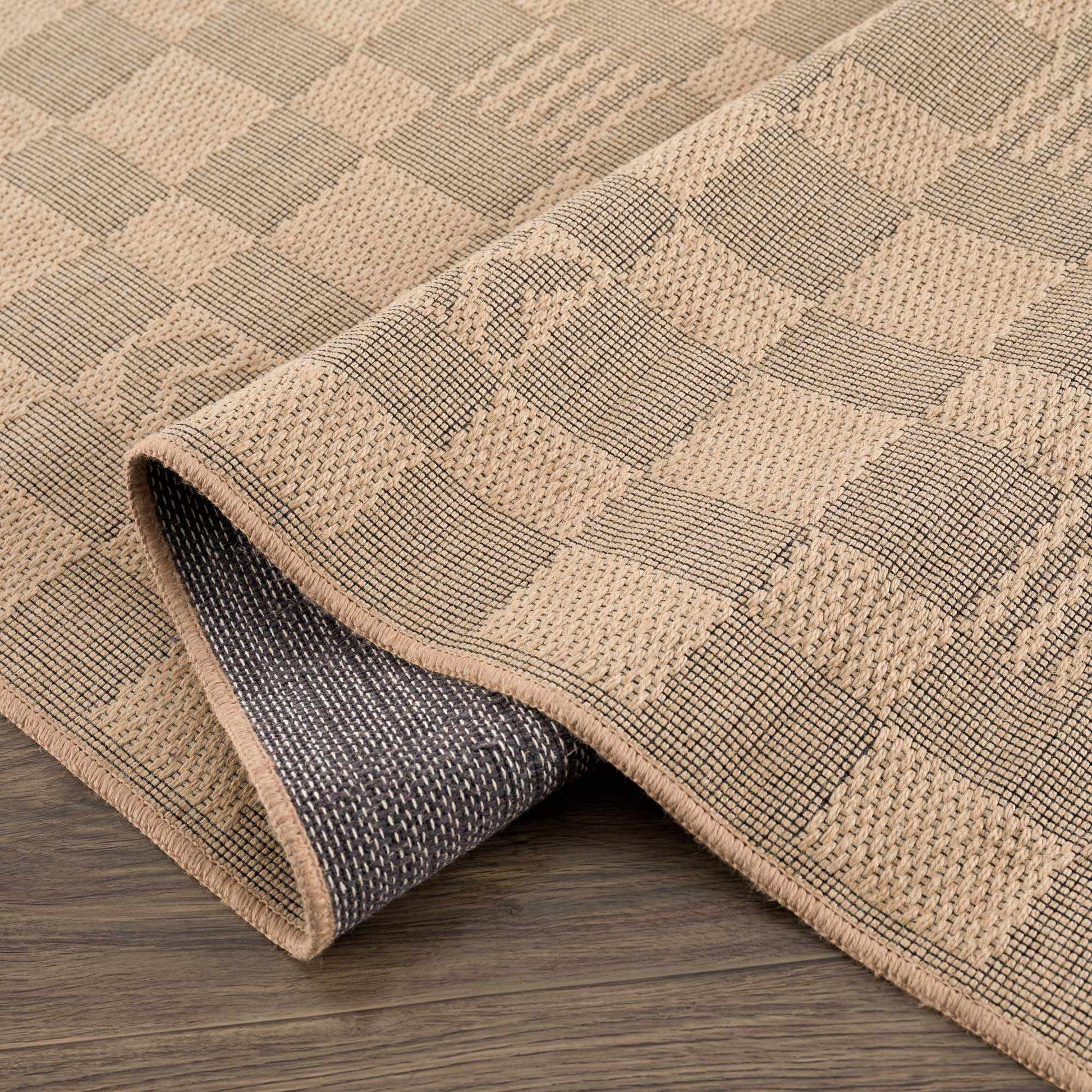 Nairi Checkered Washable Jute Rug from PriceLows™