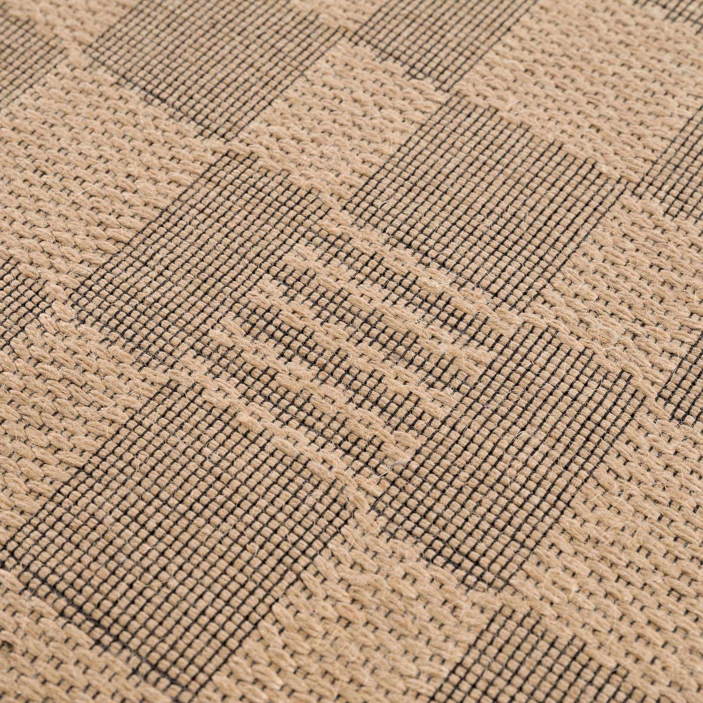 Nairi Checkered Washable Jute Rug from PriceLows™