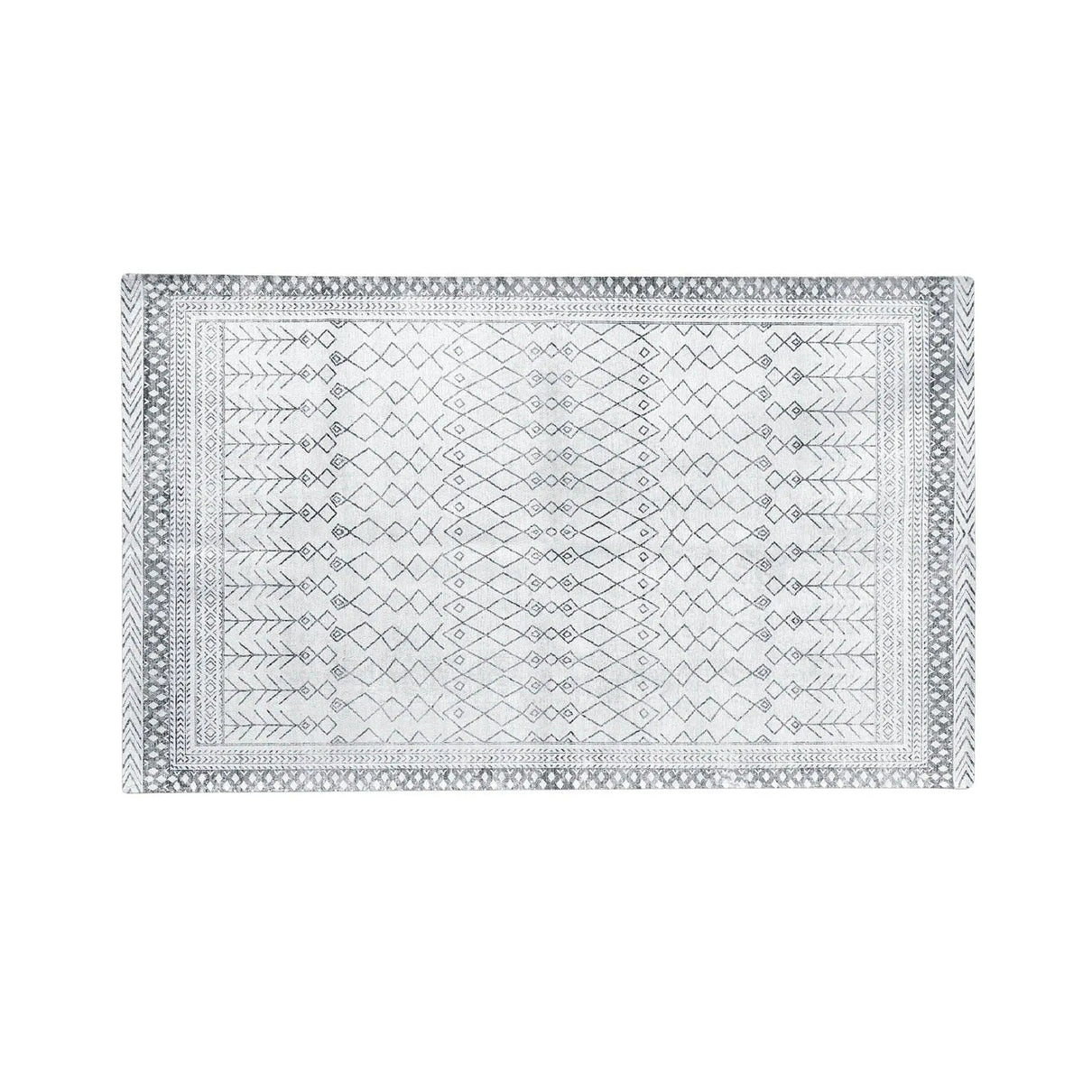 Distressed Moroccan Machine Washable Accent Area Rug 5' x 7' - Neve Collection from PriceLows™