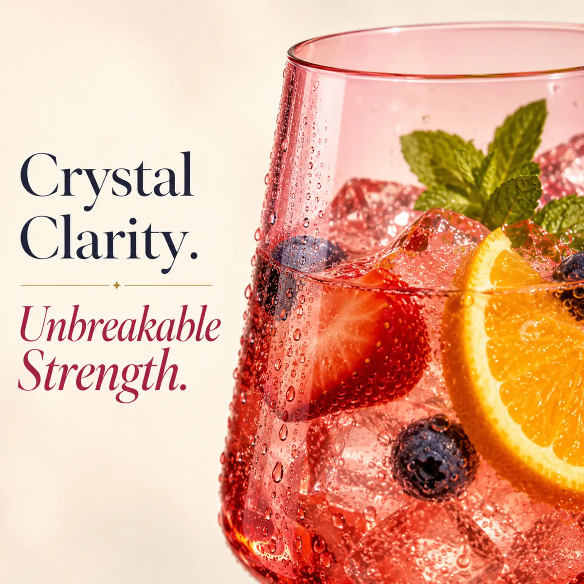 Madrid Acrylic Stemmed Wine Glassware | Set Of 12