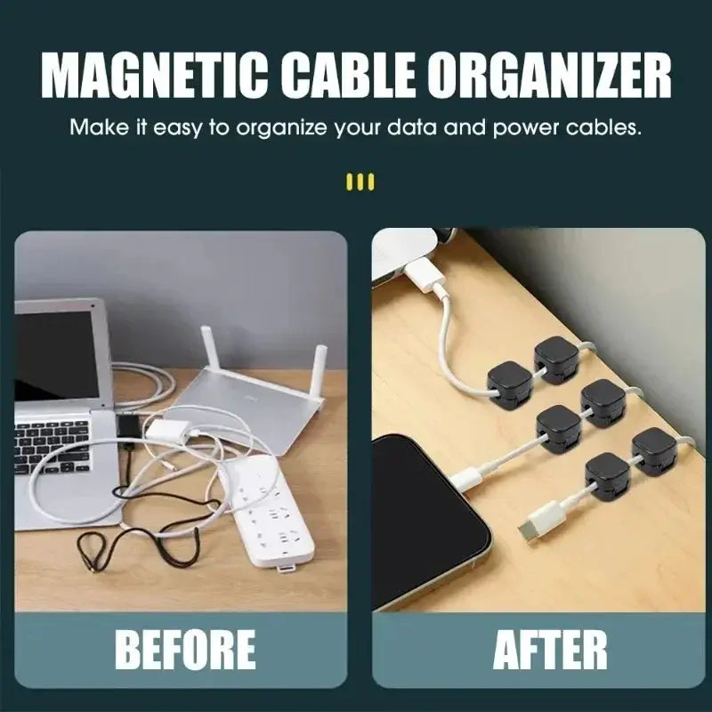Magnetic Cable Clip | Adhesive Mount | PriceLows™