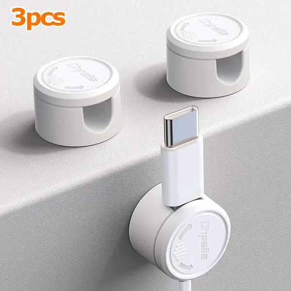 Magnetic Cable Clips | 360° Rotating | PriceLows™