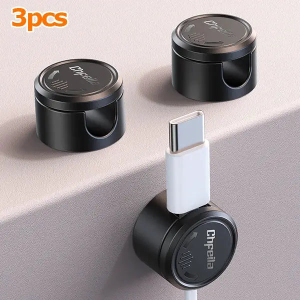 Magnetic Cable Clips | 360° Rotating | PriceLows™