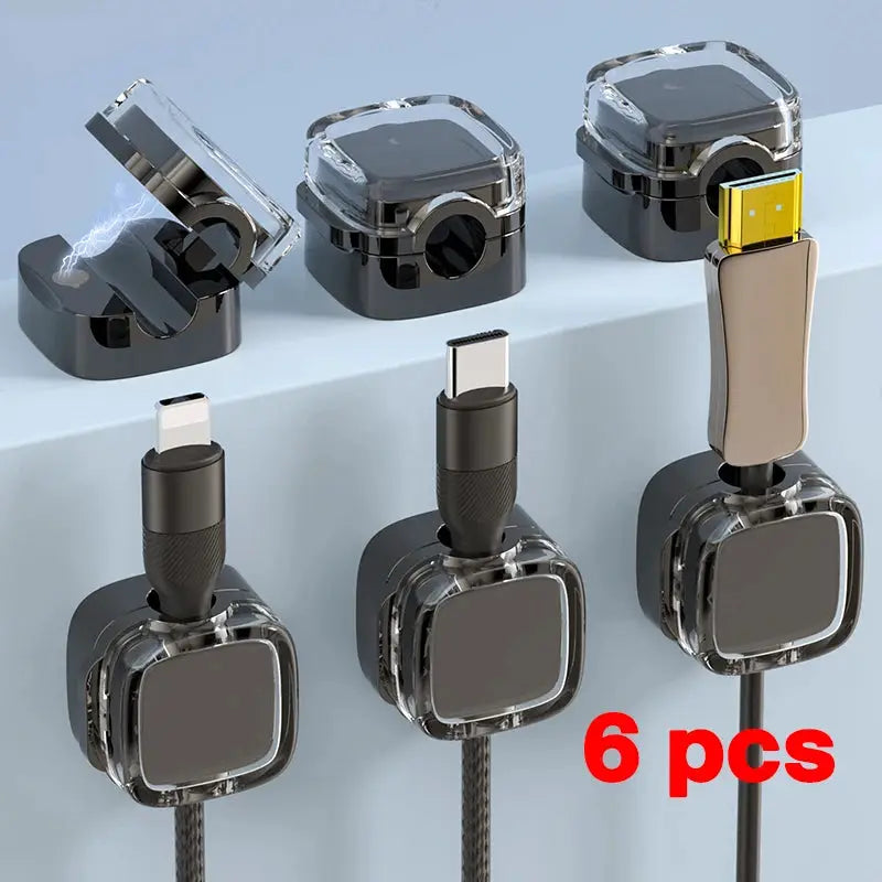 Magnetic Cable Clips | Adhesive Multi-Pack | PriceLows™