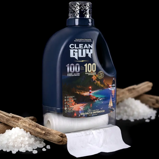 Heavy Duty Premium Laundry Detergent + Built-In Dryer Sheets (100 Loads) - SEA SALT & DRIFTWOOD from PriceLows™