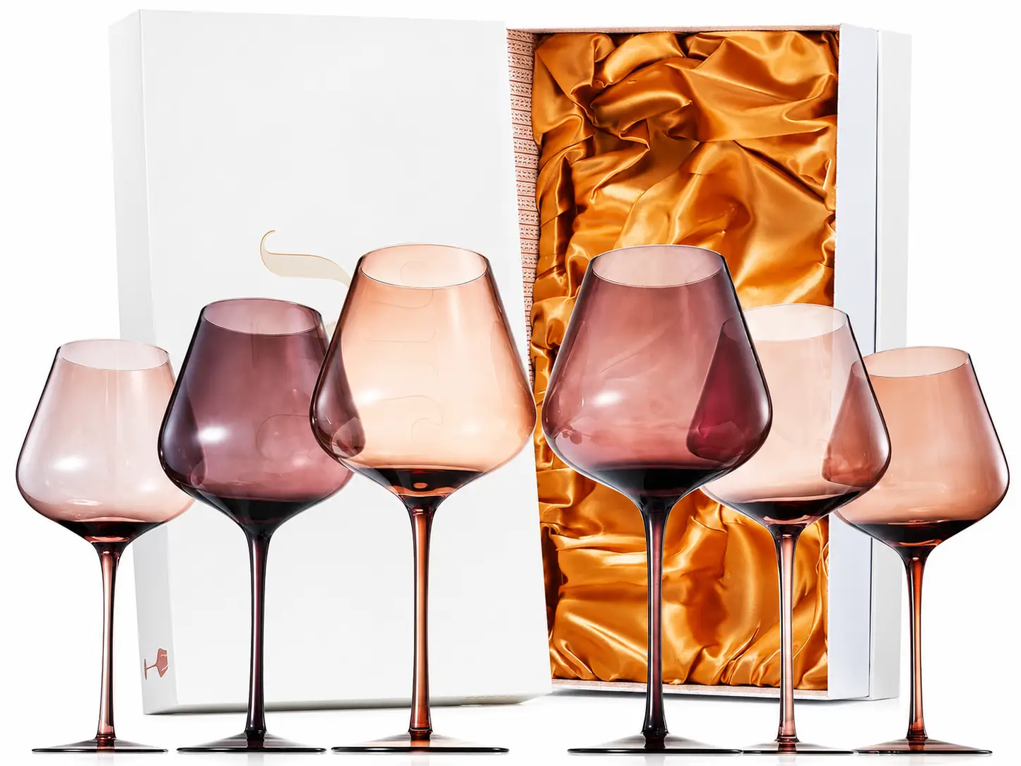 Venus Stemmed Wine Glassware, Set of 6