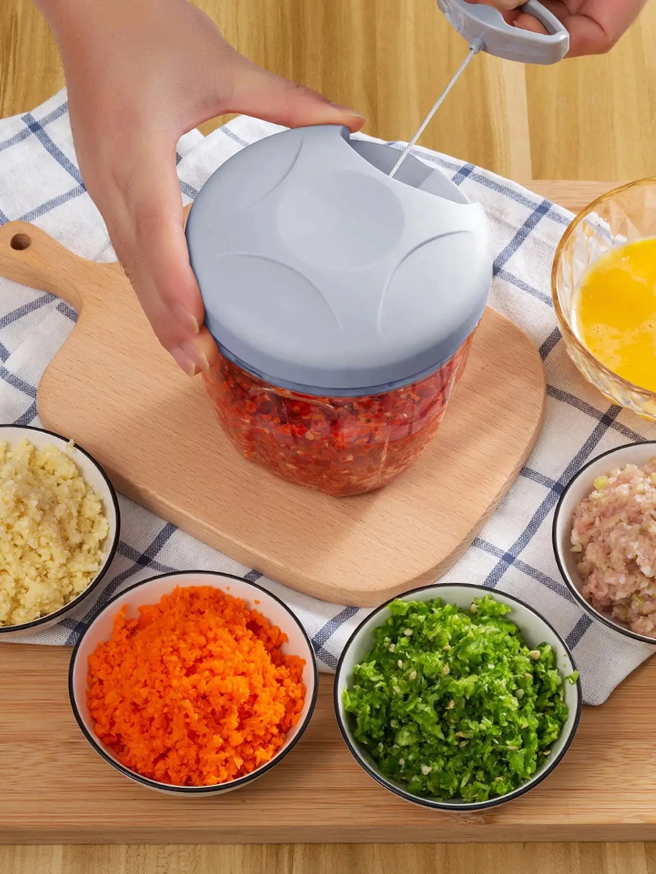 Manual Garlic Chopper | Stainless Steel | PriceLows™