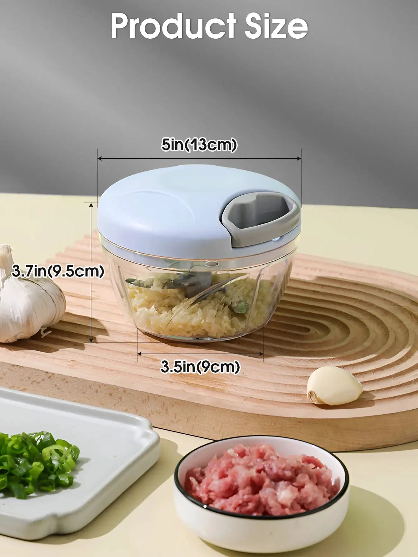 Manual Garlic Chopper | Stainless Steel | PriceLows™