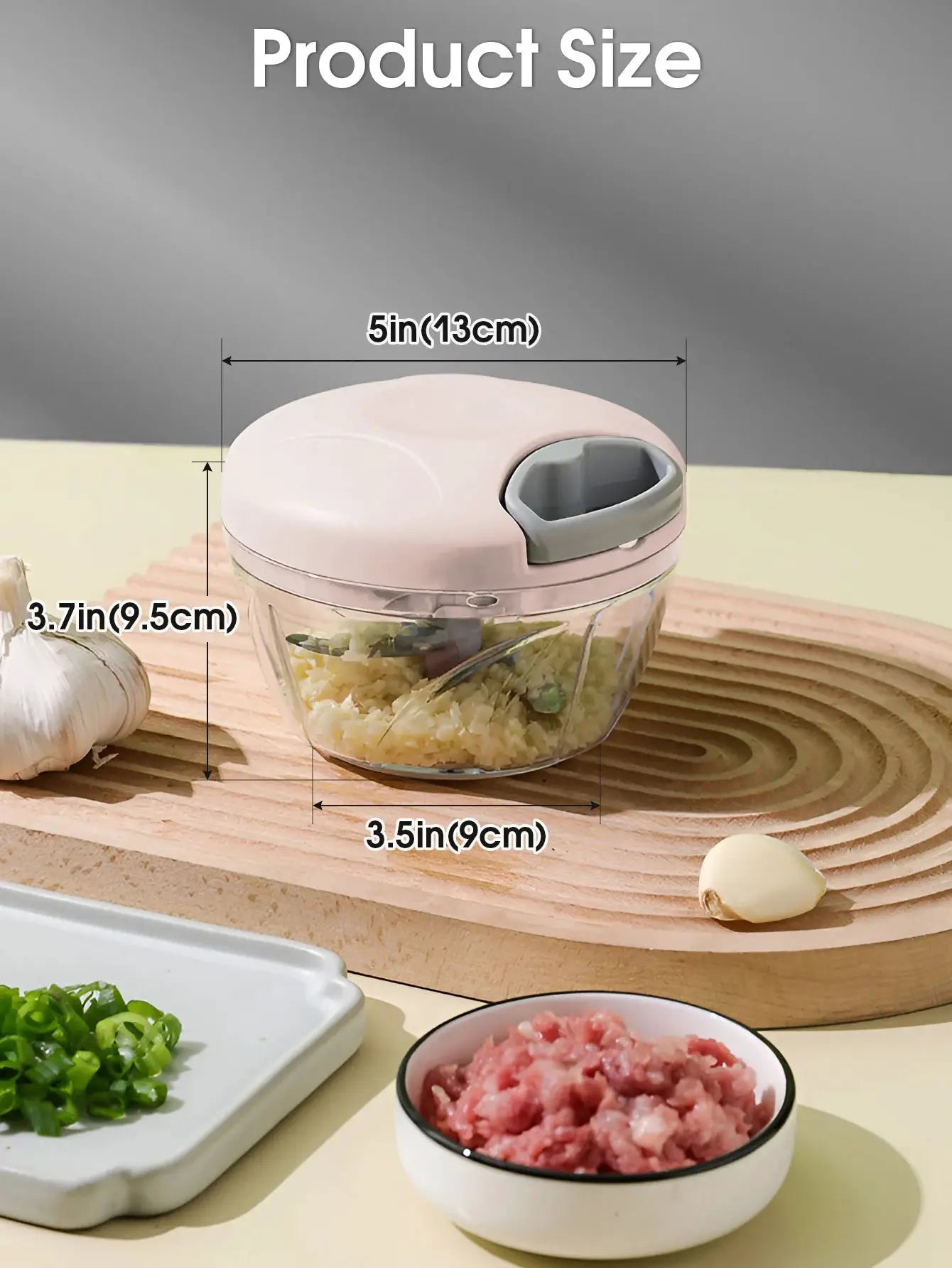 Manual Garlic Chopper | Stainless Steel | PriceLows™