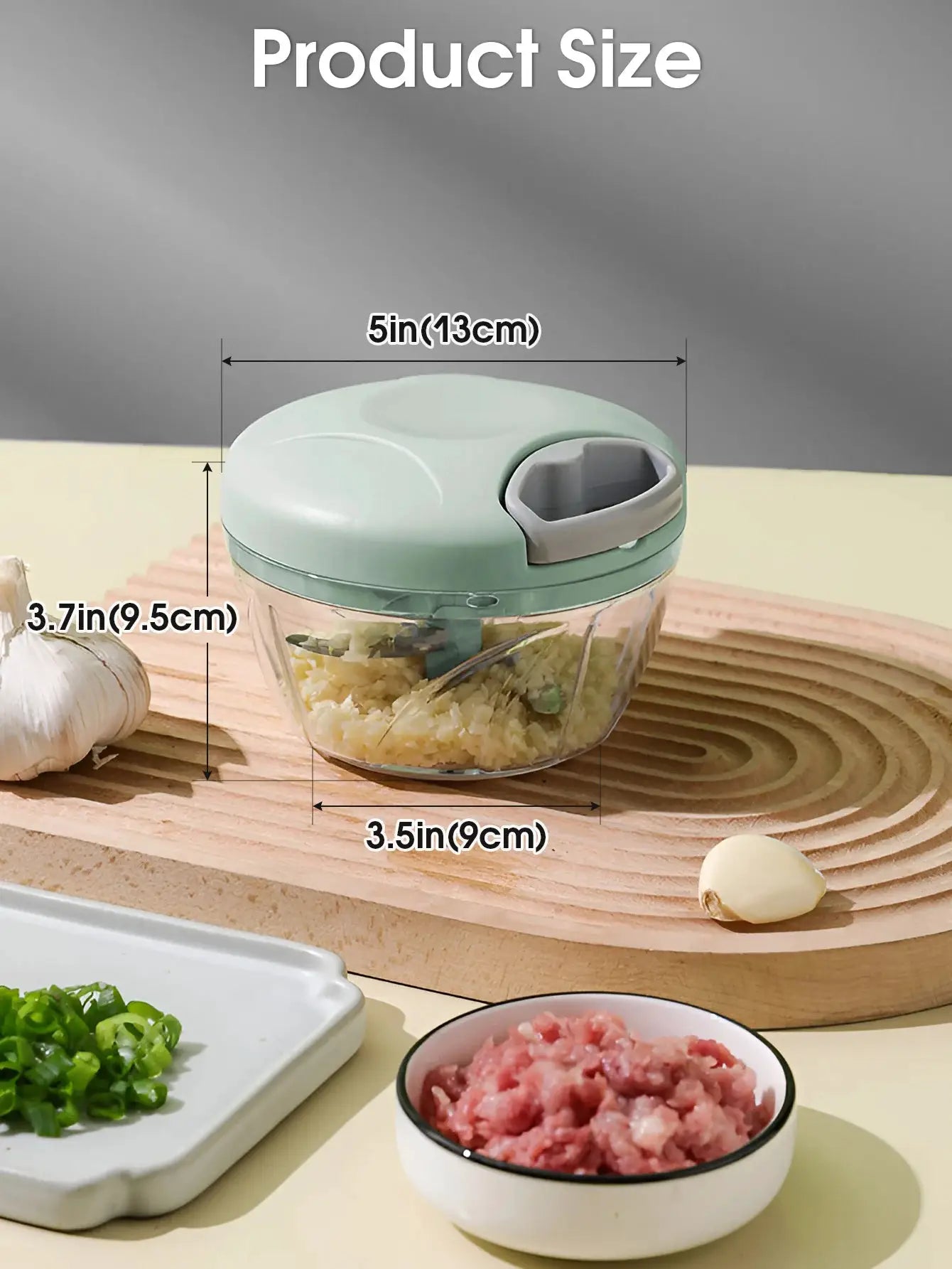 Manual Garlic Chopper | Stainless Steel | PriceLows™