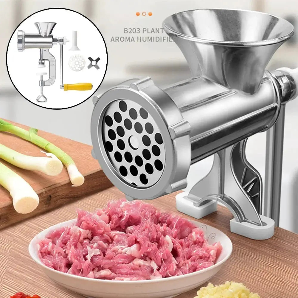 Manual Meat Grinder | Stainless Steel | PriceLows™
