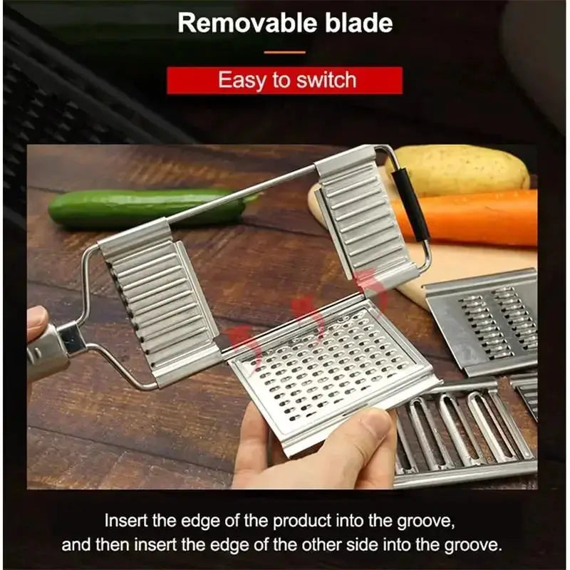 Manual Vegetable Slicer | Stainless Steel | PriceLows™