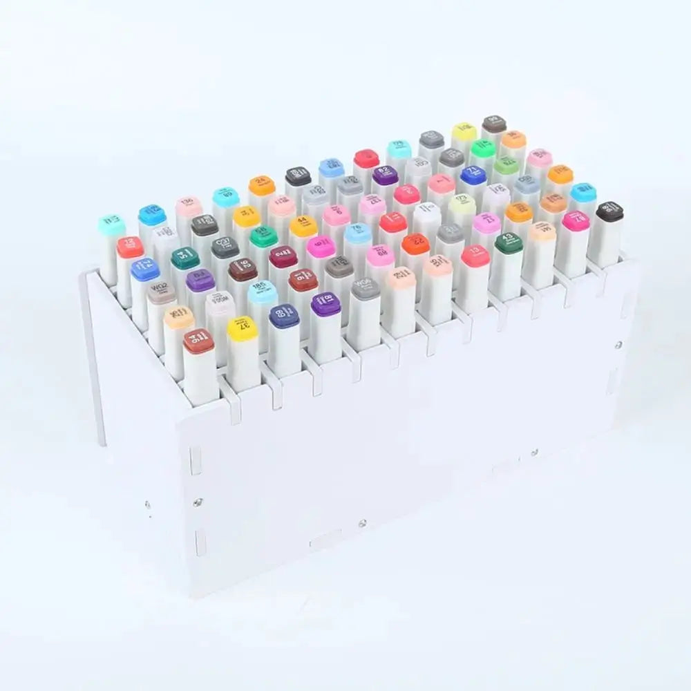 Marker Rack | PVC Construction | 72/120/180/240 Grids | Marker Pen Holder from PriceLows™