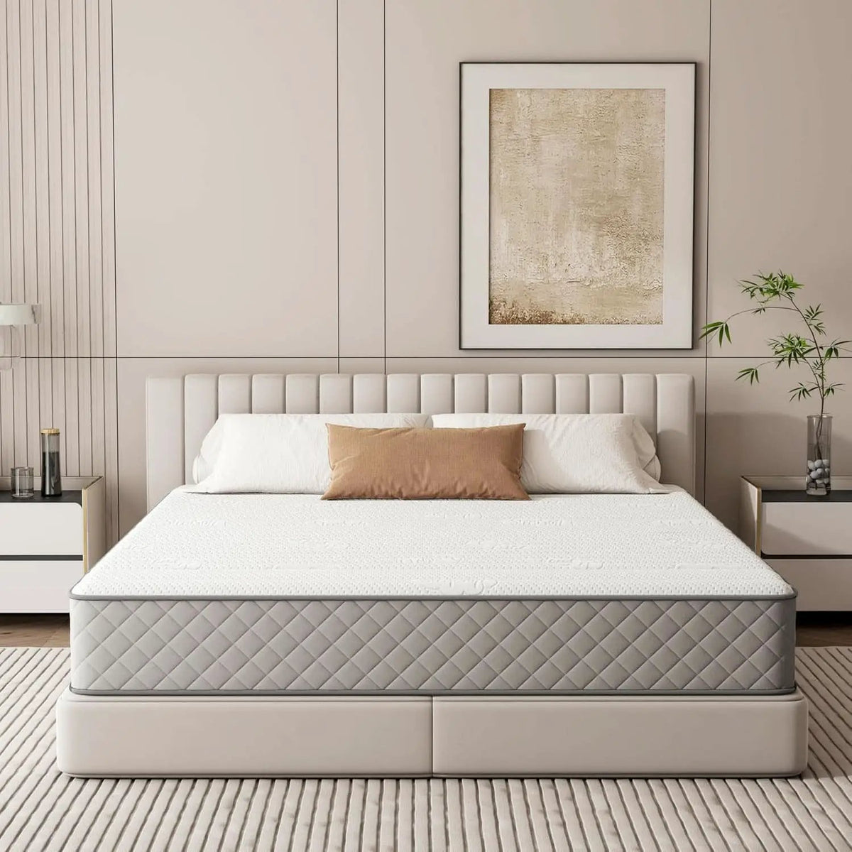 Full 10 Inch Hybrid Mattress With Cooling Gel Memory Foam from PriceLows™