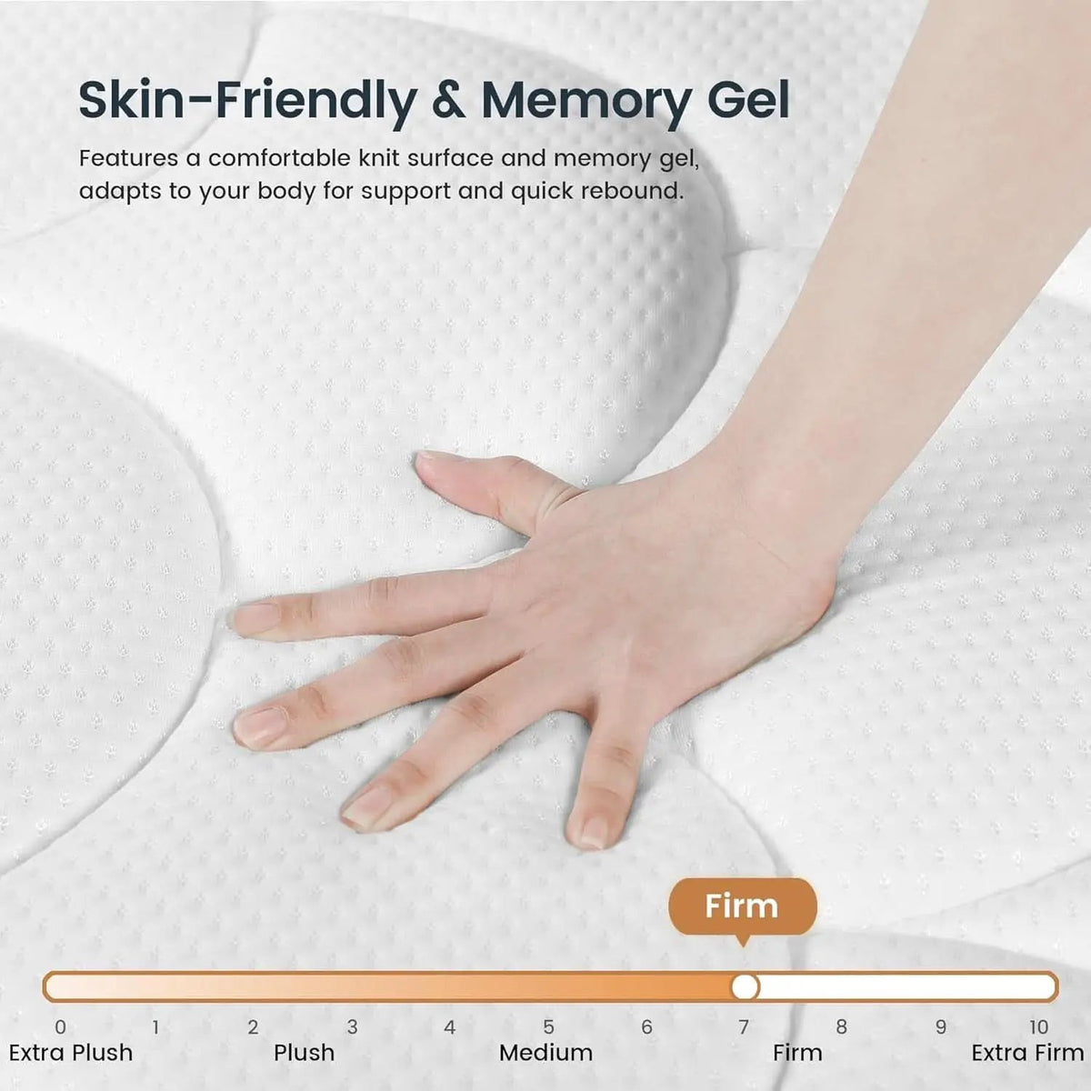 Queen Gel Memory Foam Hybrid Mattress Fourteen Inch Edge Support from PriceLows™