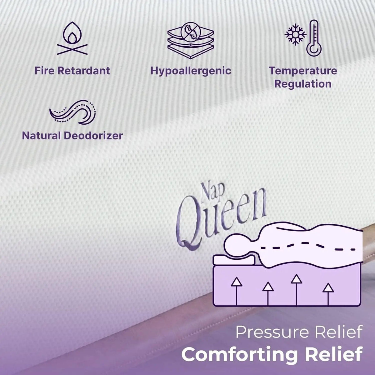 Full Size Bamboo Charcoal Memory Foam Premium Mattress from PriceLows™