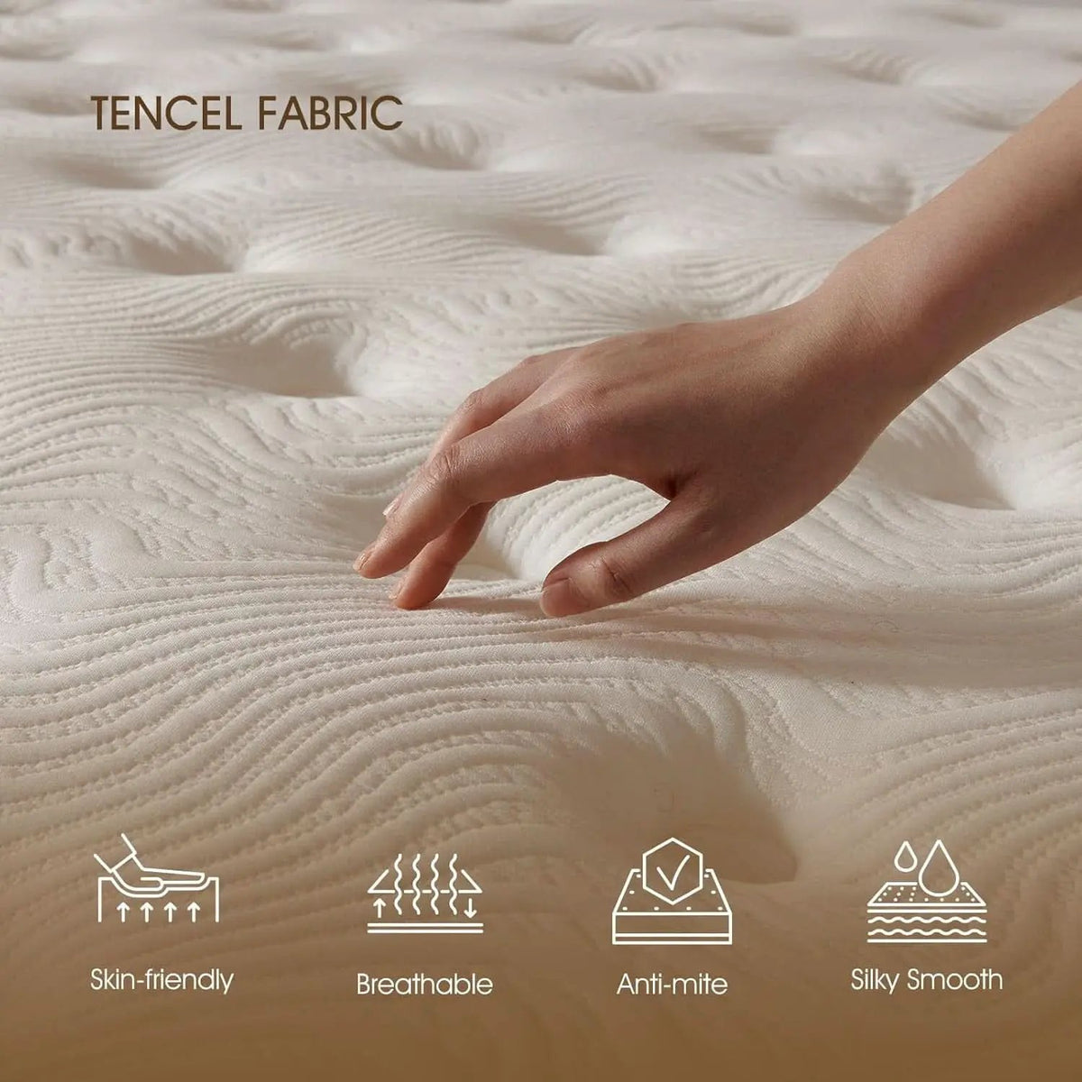 Queen TwelveInch Cooling Gel Memory Foam Pressure Relief Mattress from PriceLows™