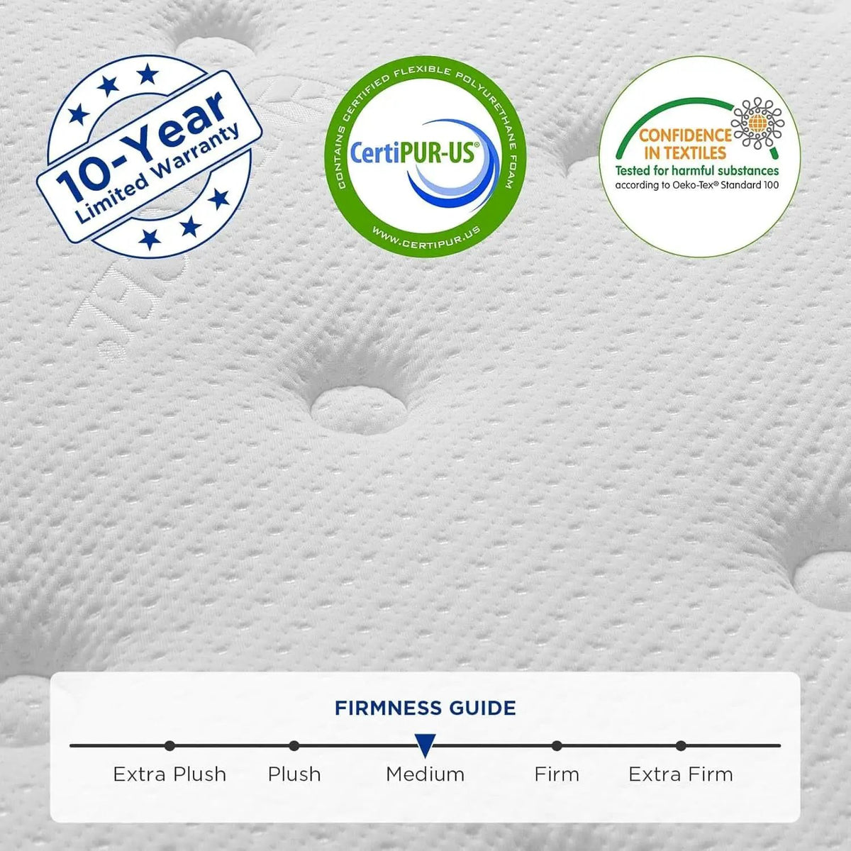 Queen TenInch Hybrid Mattress Gel MemoryFoam CertipurUS from PriceLows™