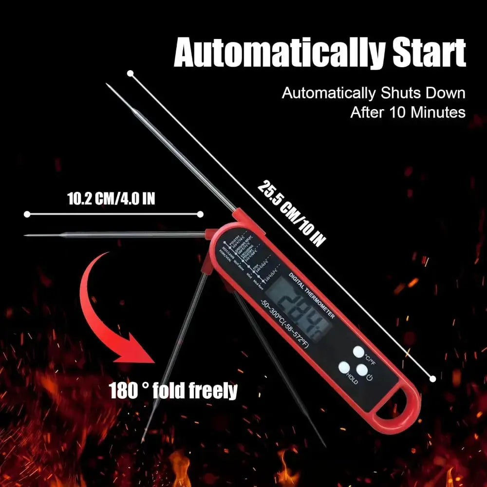 Meat Thermometer | Waterproof Digital | Instant Read | For Cooking BBQ from PriceLows™