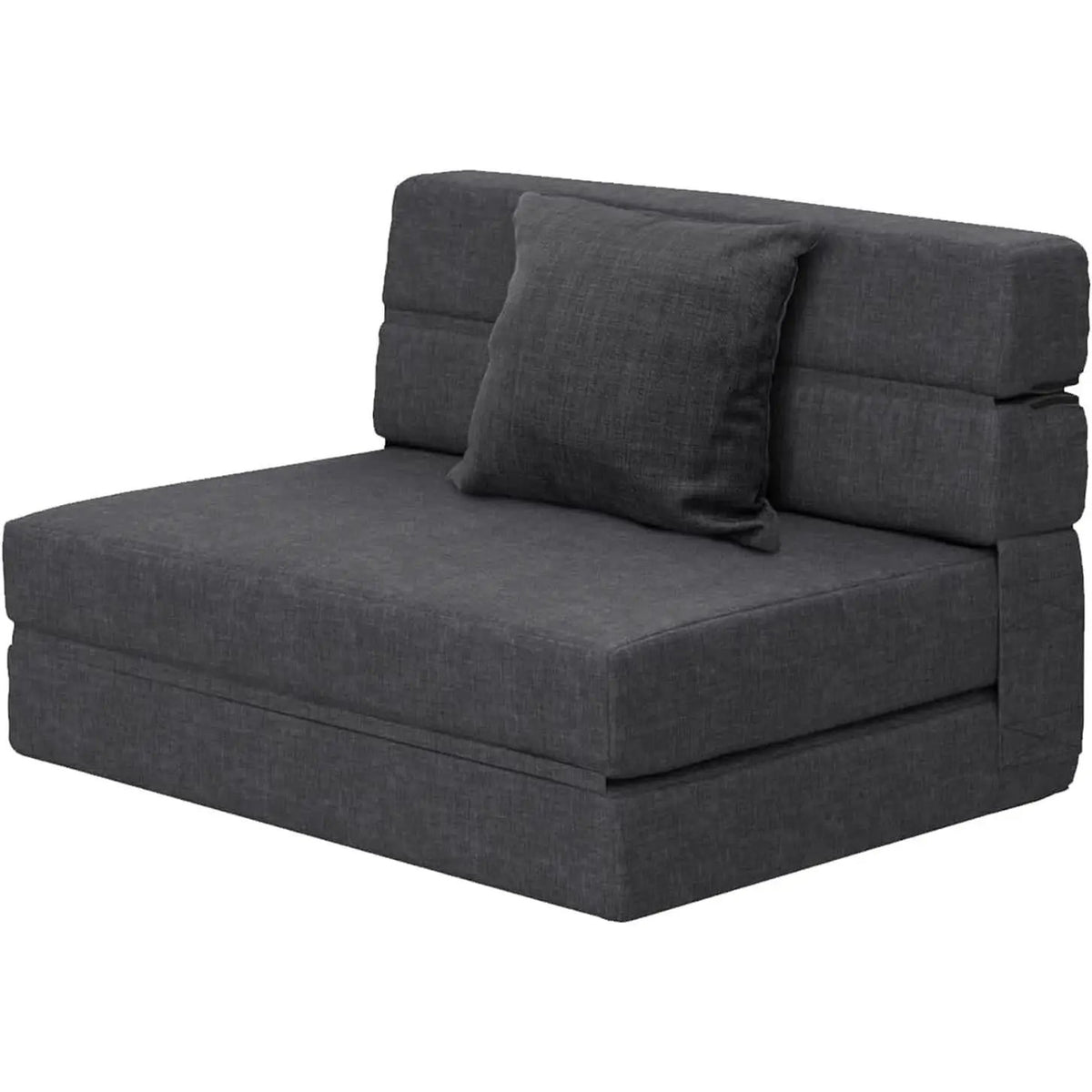Memory Foam Sleeper Chair With Washable Cover Dark Gray from PriceLows™