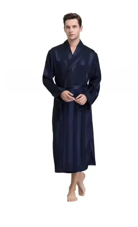 Men Bathrobe | Plus Size Shawl Collar | PriceLows™