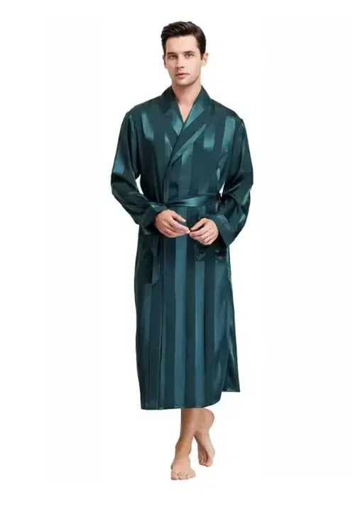 Men Bathrobe | Plus Size Shawl Collar | PriceLows™