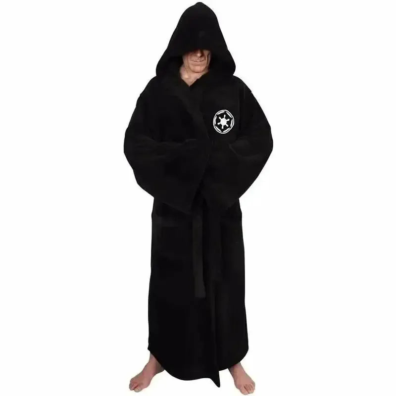 Men Hooded Bathrobe | Thick Polyester | PriceLows™