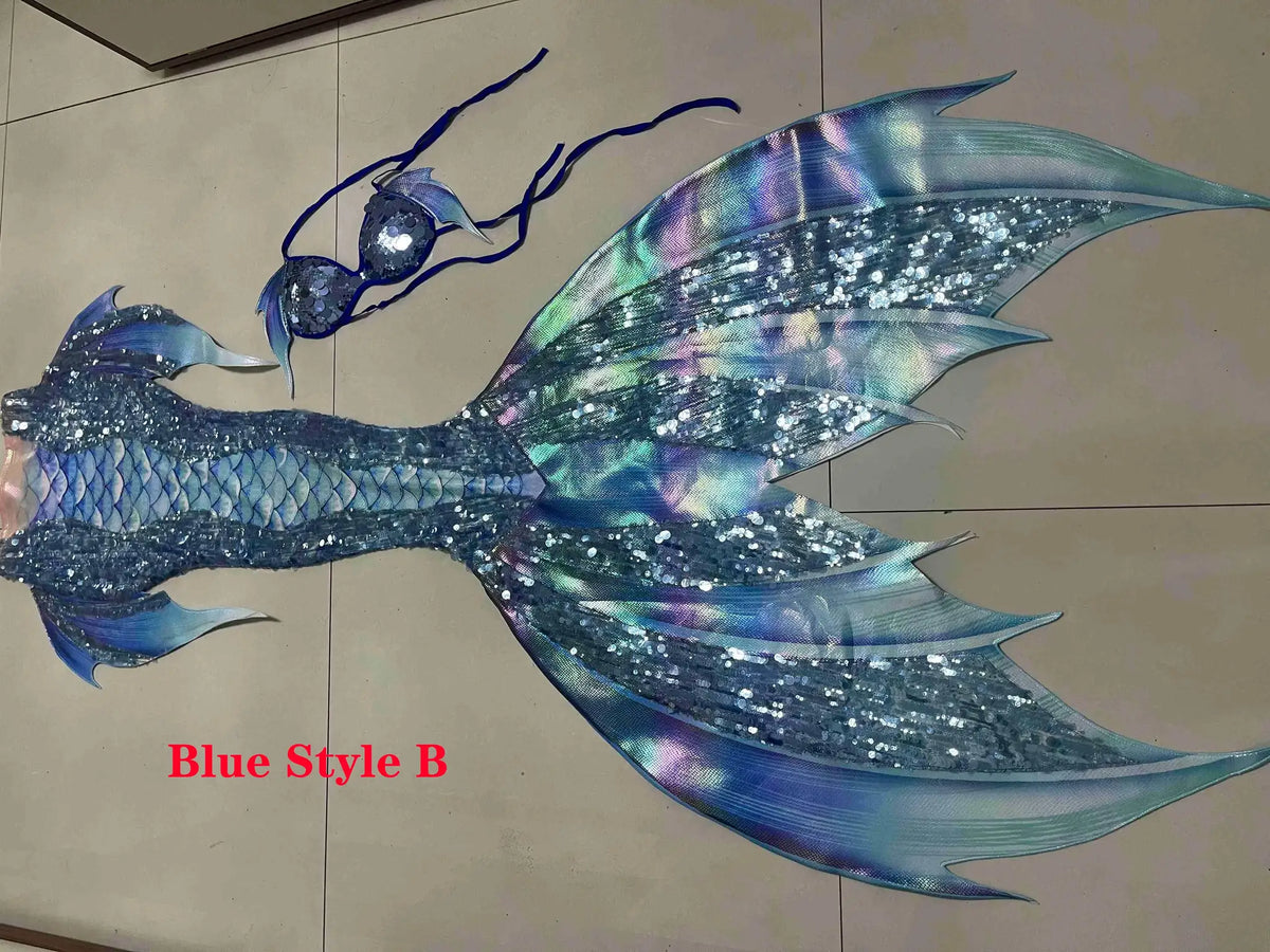 Mermaid Tail Swimsuit | Glitter Design | PriceLows™