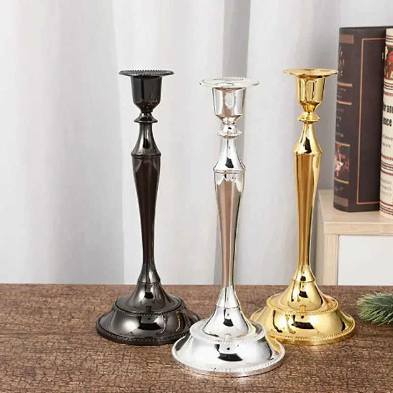 Metal Candle Holder | Double Arm Set of 2 | PriceLows™