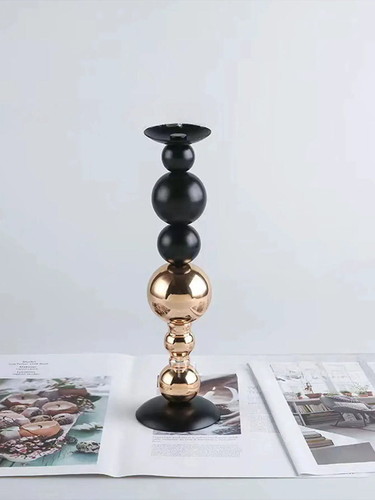 Metal Candle Holder | Stainless Steel | PriceLows™