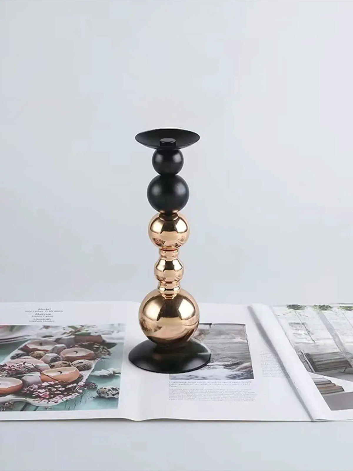 Metal Candle Holder | Stainless Steel | PriceLows™