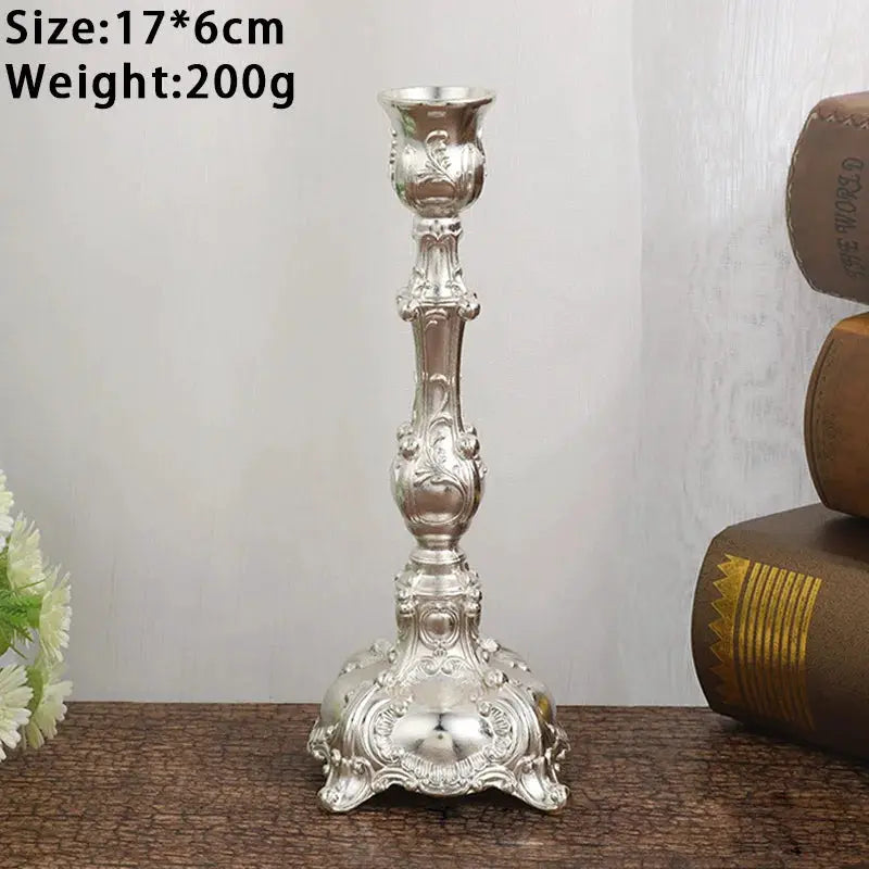 Metal Candlestick Holders | 2 Piece Set | PriceLows™