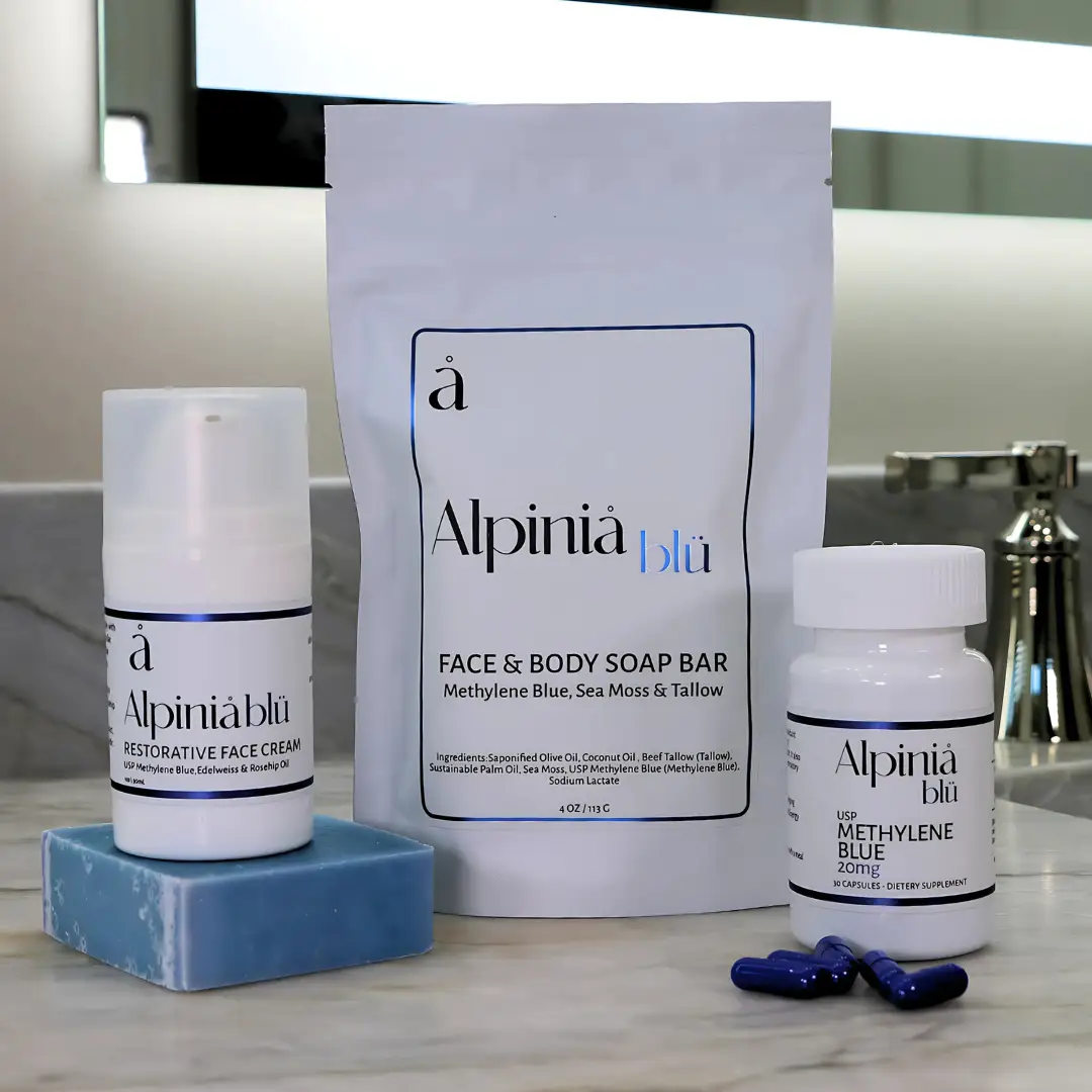 The Ultimate Methylene Blue Skincare & Energy Bundle: Revitalize Your Skin & Boost Your Vitality from PriceLows™