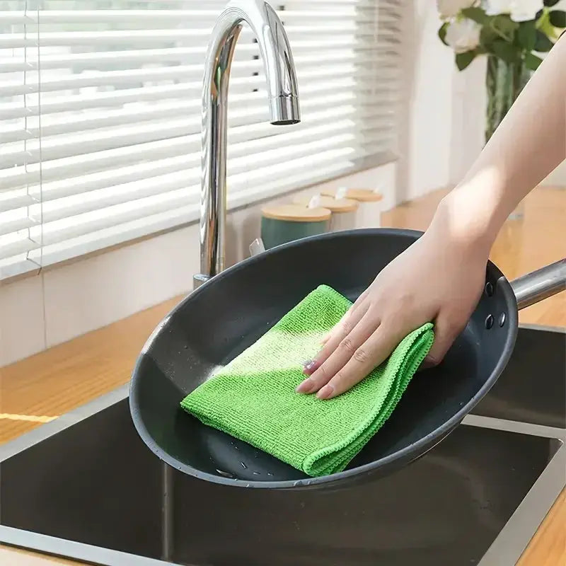 Thickening Microfiber Cleaning Cloth Multifunctional Car Wash Cloth Anti-grease Wiping Rags Household Towels Super Absorbent from PriceLows™
