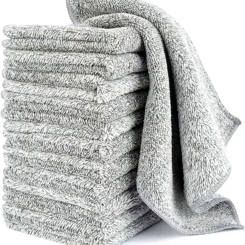 Microfiber Cleaning Cloths for Bicycle Car Kitchen Towel Absorbent Soft And Stain-removing Cloth Reusable Cleaning Towels from PriceLows™