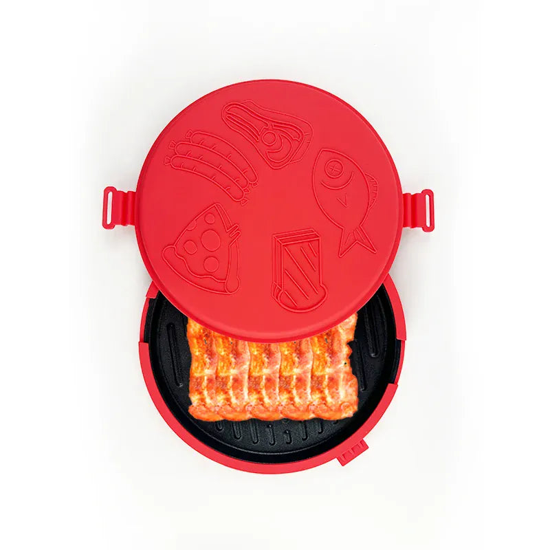Microwave Grill Pan | Round Silicone | PriceLows™