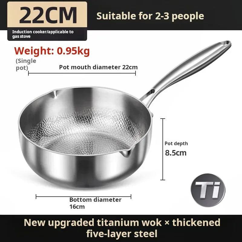 Milk Pot | Pure Titanium Induction Small | PriceLows™