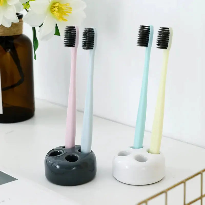 Mini Ceramic Toothbrush Holder | Compact | PriceLows™