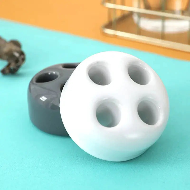 Mini Ceramic Toothbrush Holder | Compact | PriceLows™