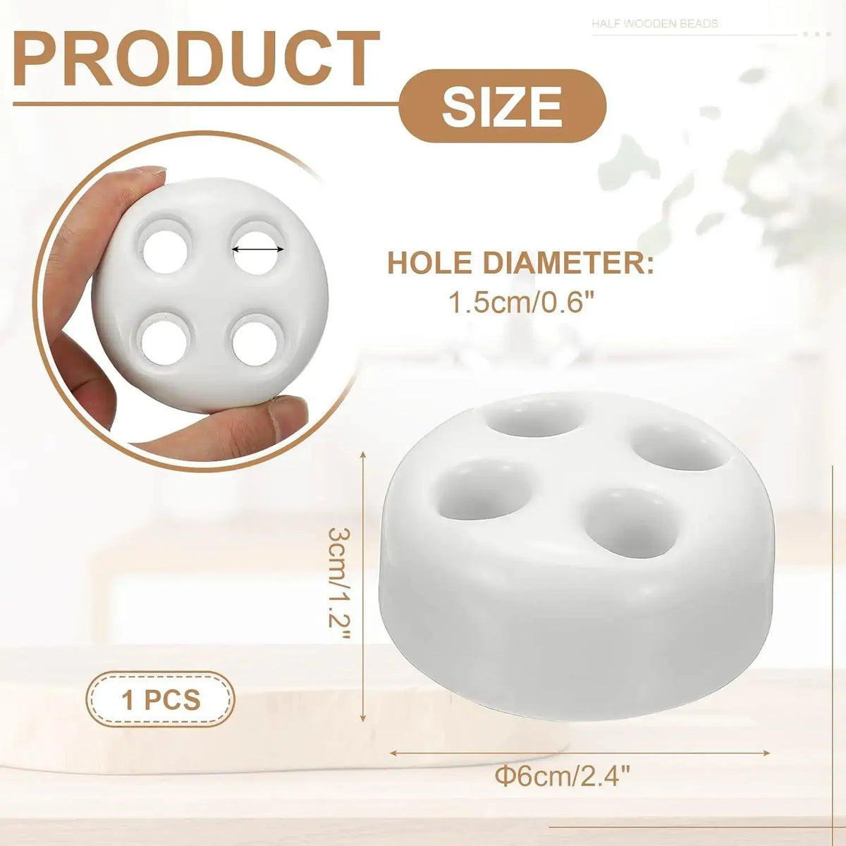Mini Ceramic Toothbrush Holder | Compact | PriceLows™