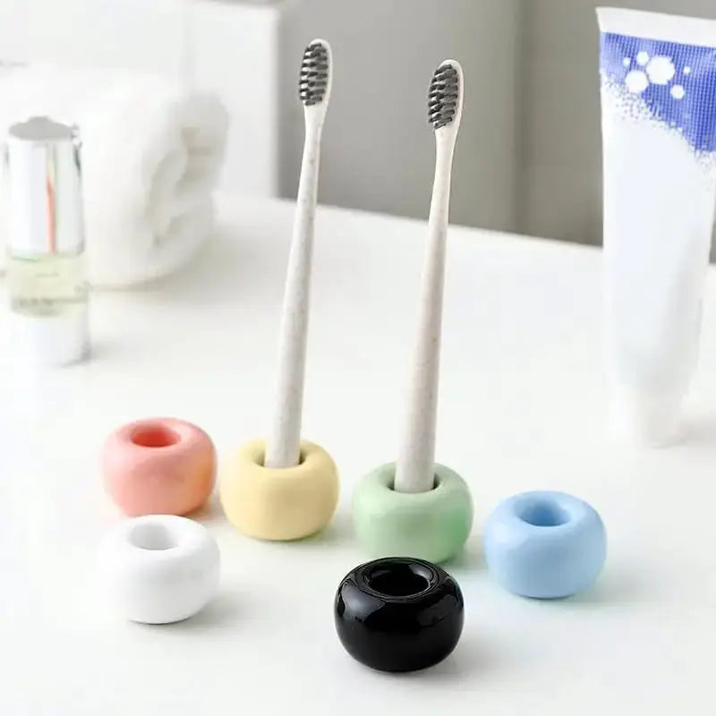 Mini Ceramic Toothbrush Holder | Compact | PriceLows™