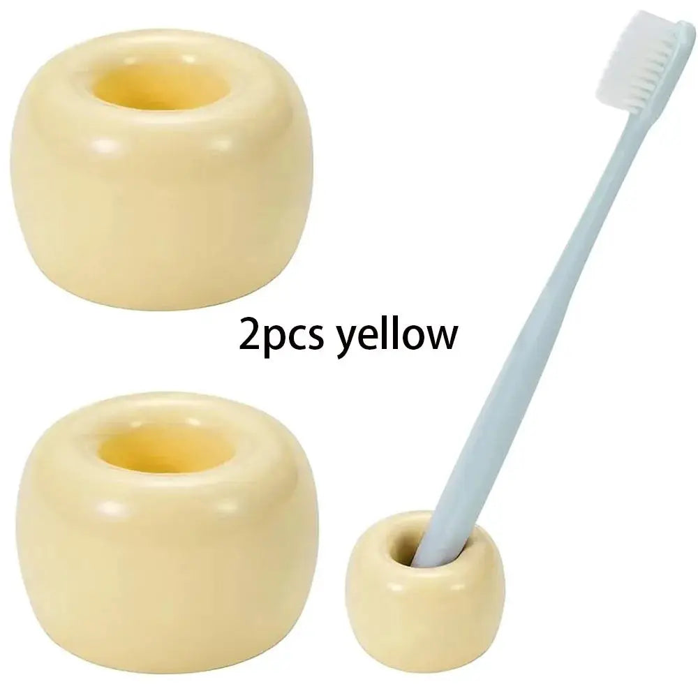 Mini Ceramic Toothbrush Holder | Compact | PriceLows™