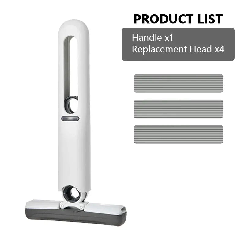 Mini squeezable mop with powerful folding design. Household cleaning tool. No hand washing required. Strong water absorption. from PriceLows™